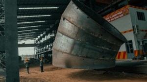 Hệ thống xử lý khí thải ống khói Ø5000 - H = 37M
